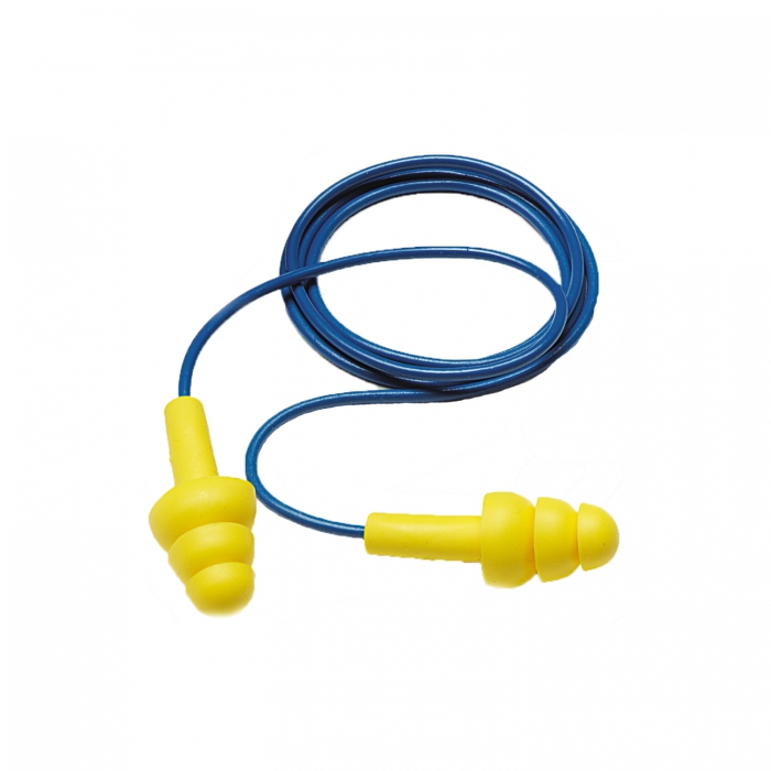 Tapon Auditivo 3m 3404014 Ultrafit Amarillo Reutilizable Nrr 25 Db CCordon