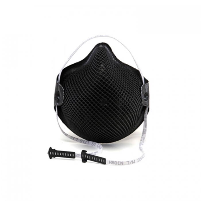 RESPIRADOR MOLDEX HANDYSTRAP N95 NEGRO DESECHABLE P/PARTICULAS SIN ACEITE SIN VALVULA DE EXHALACION T-M/L