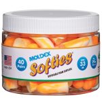 TAPON DESECHABLE MOLDEX SOFTIES DE ESPUMA NRR 33DB PQTE C40 PARES FRASCO REUTILIZABLE