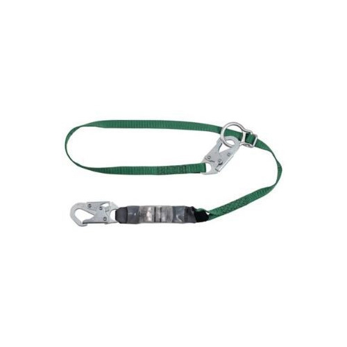 Lineas de Vida Msa VSeries Estandar Sencilla Verde Absorbedor de Impacto 1.8 M (6 Ft) Auto Anclaje