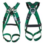 Arnes Msa VForm de Nylon Verde Anillo D Posterior Racing Acero Conexion Rapida TEstandar
