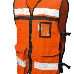 CHALECO JYRSA SR2040ANCRMD NARANJA ABIERTO TIPO RESCATISTA LIGERO CLASE II TM
