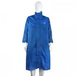 ChaquetaAbrigo Ansell contra Salpicaduras Quimicas y Llamas Trilaminado de 49ft  Exterior de Nomex Membrana Gore Forro Interno Nomex Azul TL
