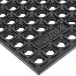 TAPETE NOTRAX CUSHION TRAX 543 ANTIFATIGA DE CAUCHO NEGRO DE 78 IN X 3 X 3 FT