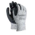 GUANTE MCR EXCALIBUR HDPEFIBRA DE VIDRIOSPANDEX C RECUBRIMIENTO EN PALMA DE NITRILO GRISNEGRO TM