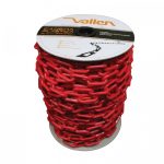 Cadena de Advertencia Vallen de Plastico Rojo de 8 Mm X 50 M