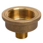 Adaptador de Ventilacion de Tambor de Laton Tapon de 34 In
