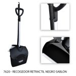 RECOGEDOR SABLON 7620 DE BASURA NEGRO NEGRO