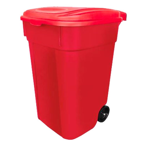 CESTO SABLON 8909RJ DE PLASTICO ROJO CAPACIDAD DE 145 L