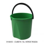 CUBETA SABLON 9156VD 13L RIGIDA VERDE