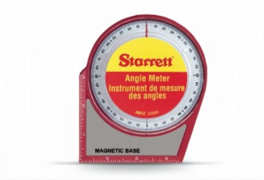 Medidor de Angulos Starret Am2 Base Magnetica Graduacion de 1 Grado
