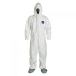 OVEROL DUPONT TYVEK CCAPUCHA ELASTICO Y BOTAS T2XL